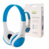FUNGREAT - Audífonos Head Band Azul/Blanco.