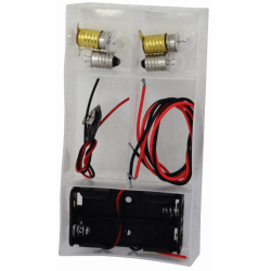 FUJITEL -  KIT Cautin-25W Soldadura Porta-Pila Accesorios
