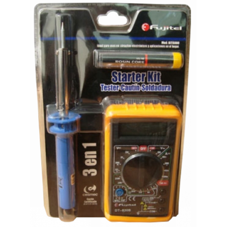 FUJITEL - Kit Cautín 25w + Tester.