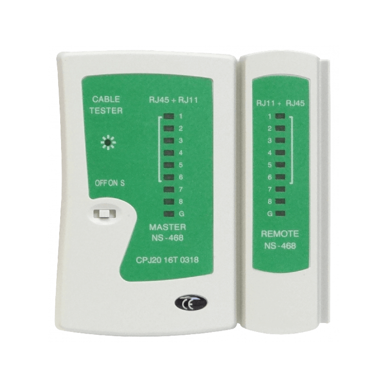 GENERICO - Tester de Red RJ45 - RJ11.