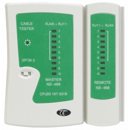 GENERICO - Tester de Red RJ45 - RJ11.